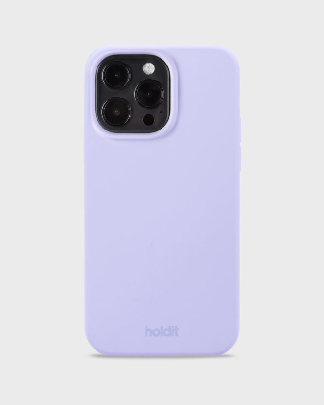 HoldIt Backcover – für Apple iPhone 14 Pro Max, Silikon, Lavendel