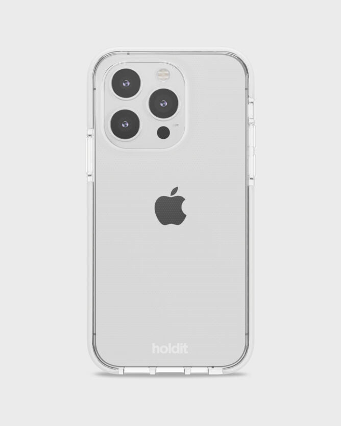 Holdit Seethru Backcover – für Apple iPhone 14 Pro, TPU, Weiss