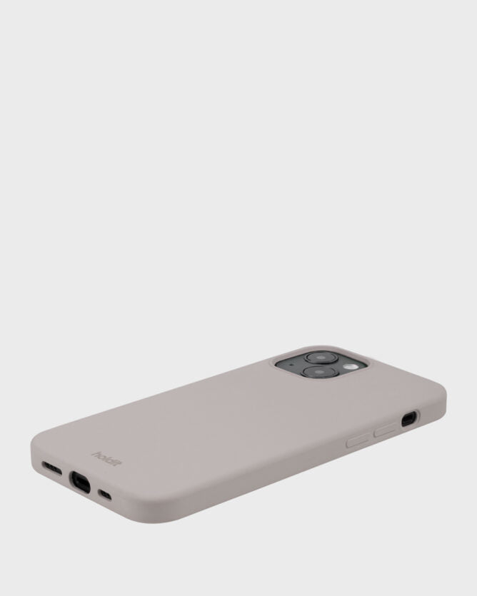HoldIt Backcover – für Apple iPhone 14 Plus, Silikon, Taupe
