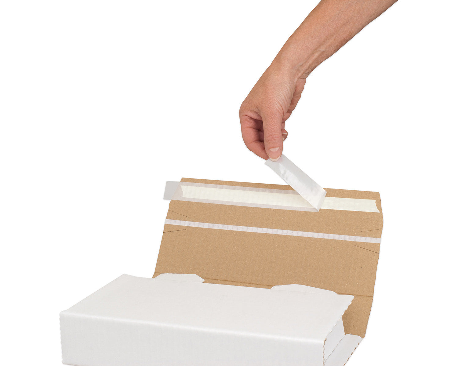 Elco Versandverpackung, weiss, mit Beschriftungsfeldern – 280 × 170 × 71 mm – 2 Stk.