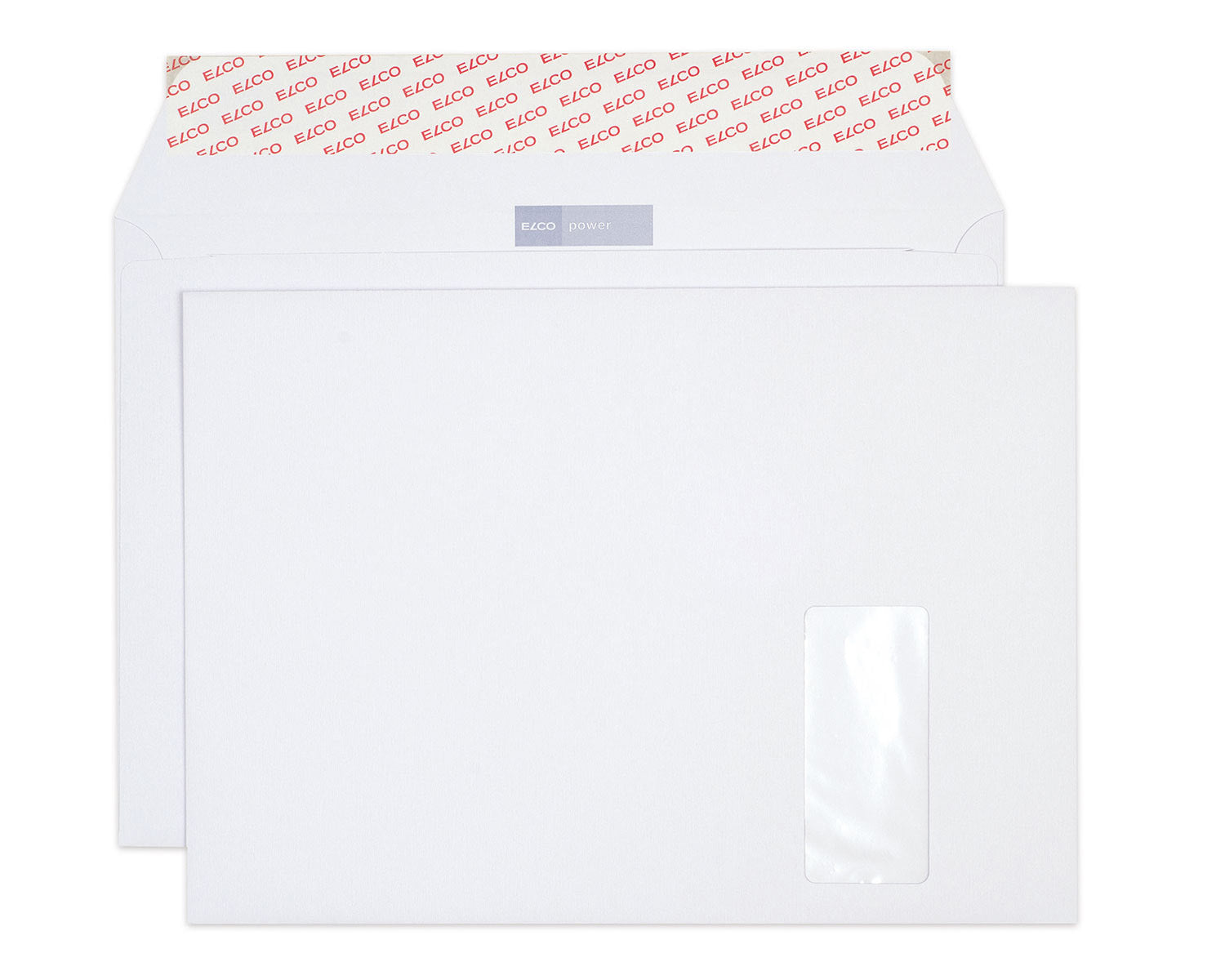 Elco Couvert C4, Fenster rechts, weiss, 120 g/m², einreissfest – 250 Stk.