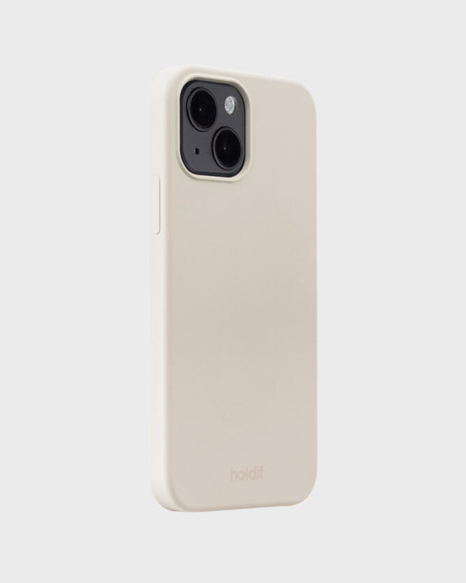 Holdit Backcover – für Apple iPhone 14, Silikon, Beige