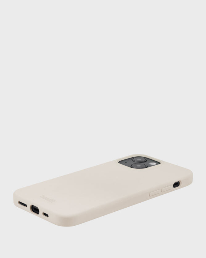 Holdit Backcover – für Apple iPhone 14, Silikon, Beige