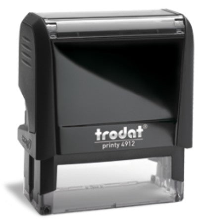 Trodat Office Printy 2-farbig 4912 – Selbstfärbender Wortstempel, Text COPIE – Abdruck 47 × 18 mm – blau/rot