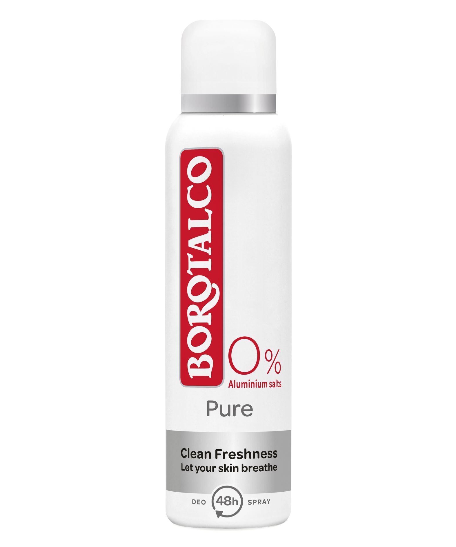 Borotalco Deodorant Spray Pure Musky Breeze – aluminiumfrei, 48 h Schutz – 150 ml