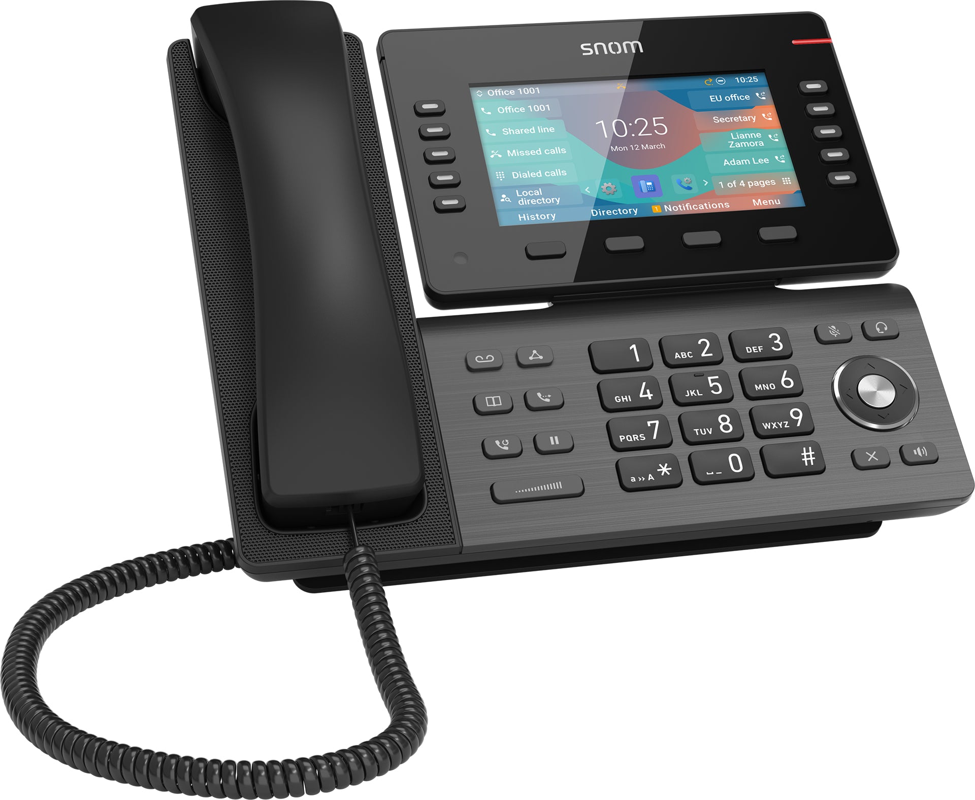 Snom IP-Telefon – D865, 1'120 g, 24,3 cm