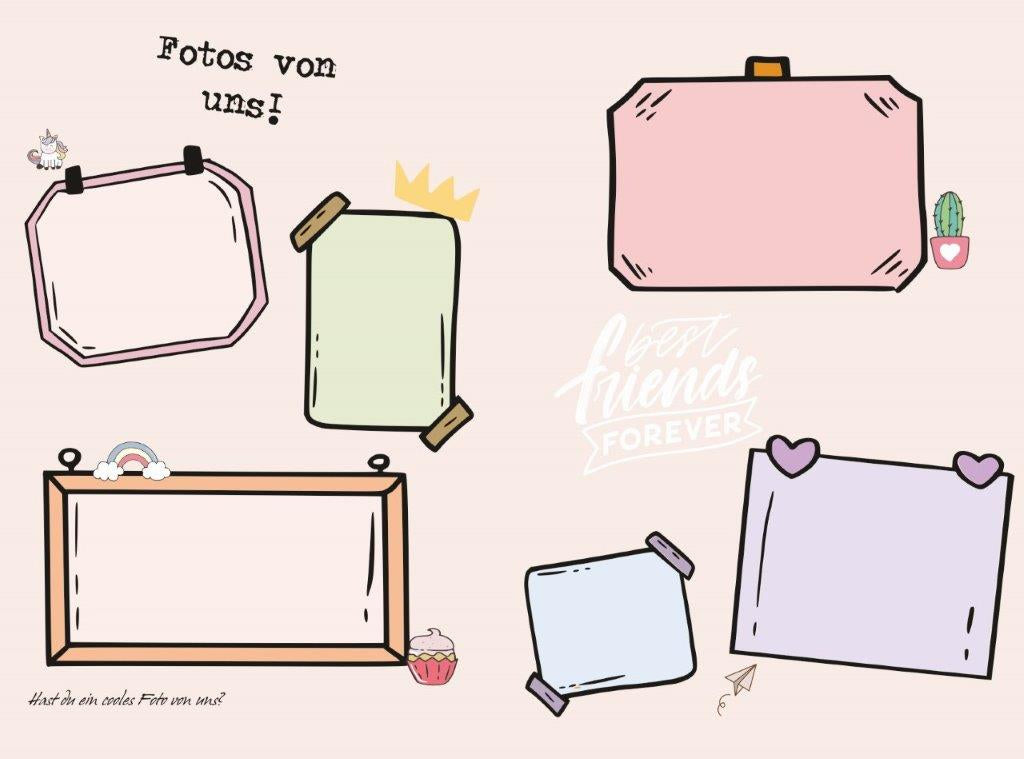 Pagna Save me Best Friends Freundebuch – 150 × 220 mm – 60 Seiten – Deutsch, Gebunden, Fuchs