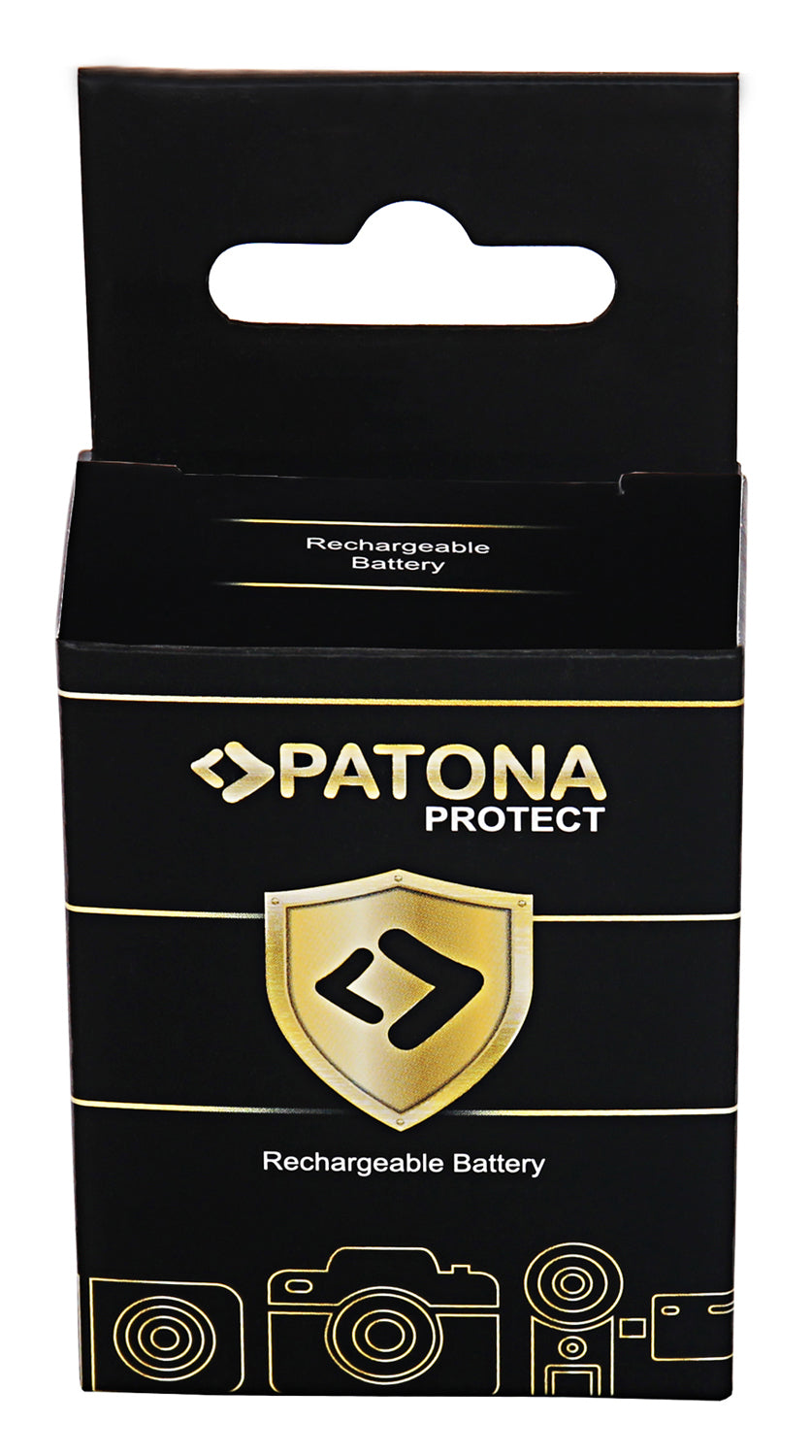 PATONA PROTECT Akku LP-E6NH – 2600 mAh, 7,2 V – für Canon EOS R5, R6, R6II und andere – Schwarz