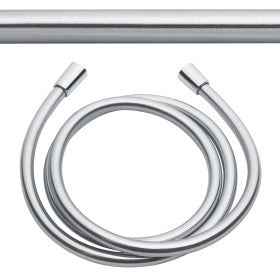 KWC Brauseschlauch – 200 cm, Kunststoff, für 1/2" Anschluss, Chrom