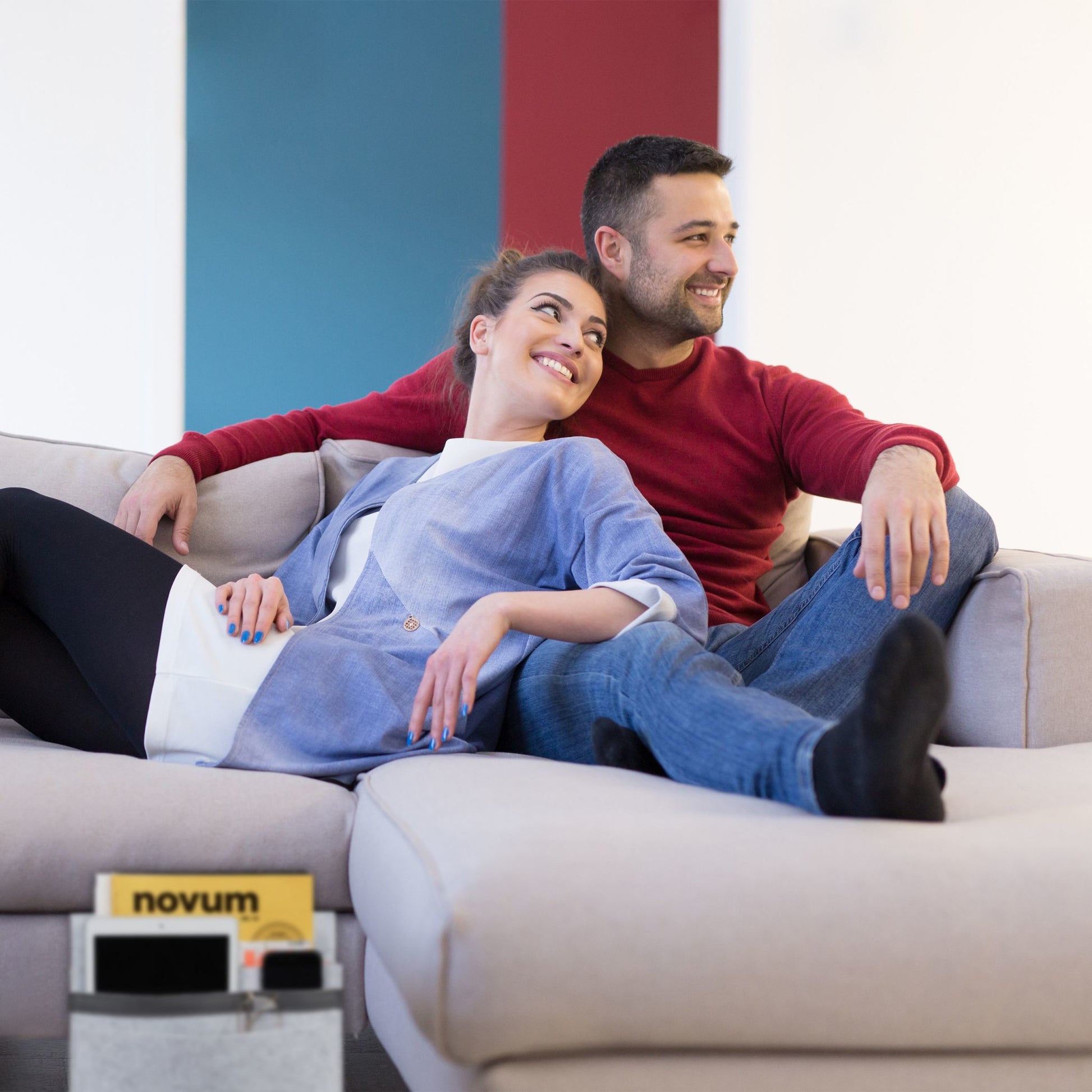 Relaxdays Aufbewahrungsbox – Filz – Weiss – 5 Fächer – 280 × 260 × 50 mm