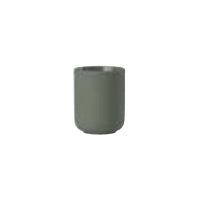 Zone Denmark Zahnbürstenhalter Ume – Steingut, 8,3×10,3 cm, Olivgrün
