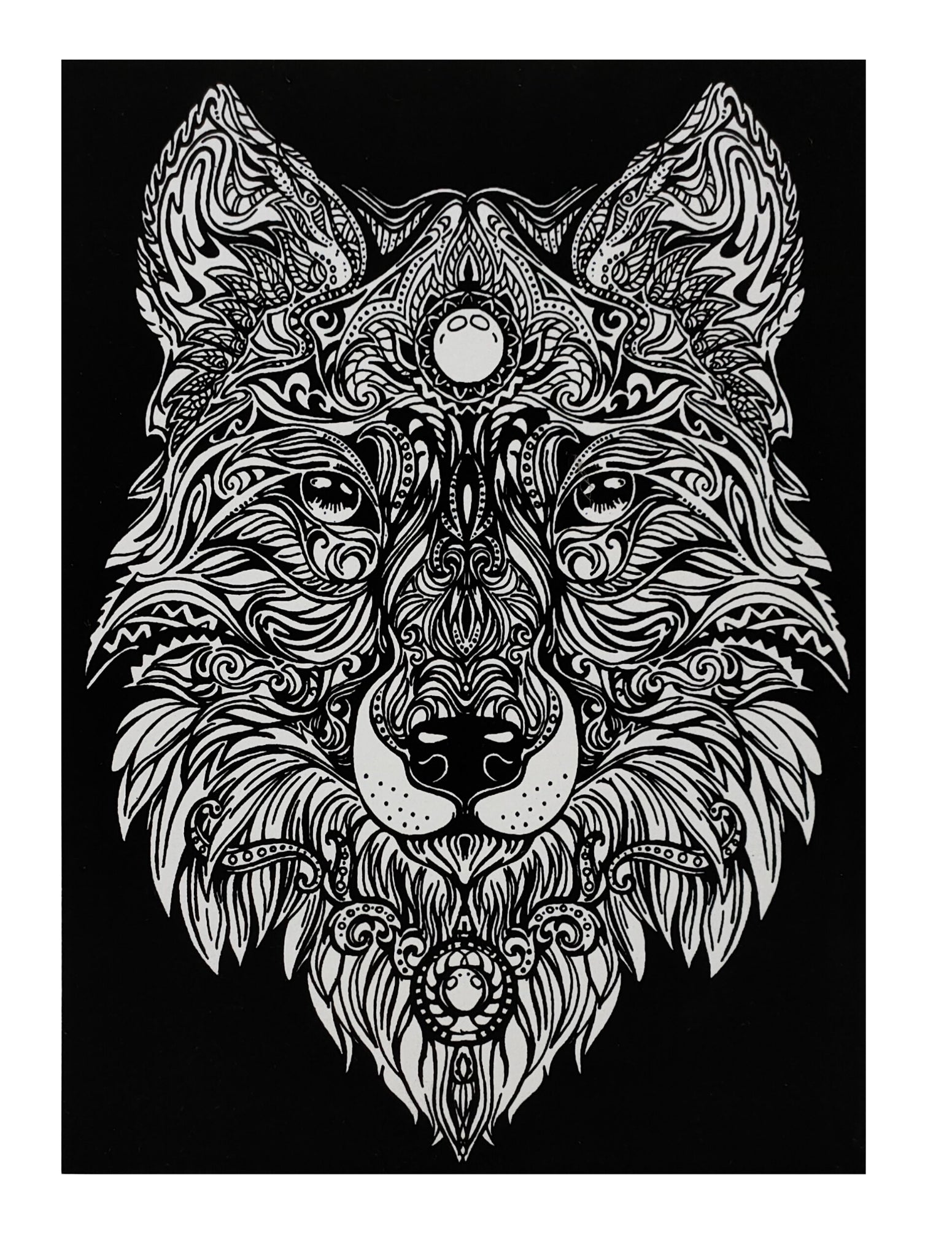 Tataruga Malkarton, Karton, 21 × 29,7 cm, schwarz