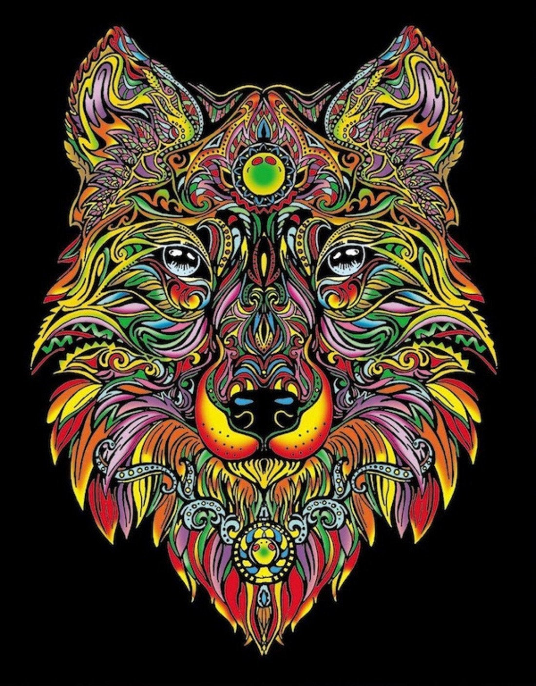 Tataruga Samtbild Malkarton, Karton, 21 × 29,7 cm, Schwarz