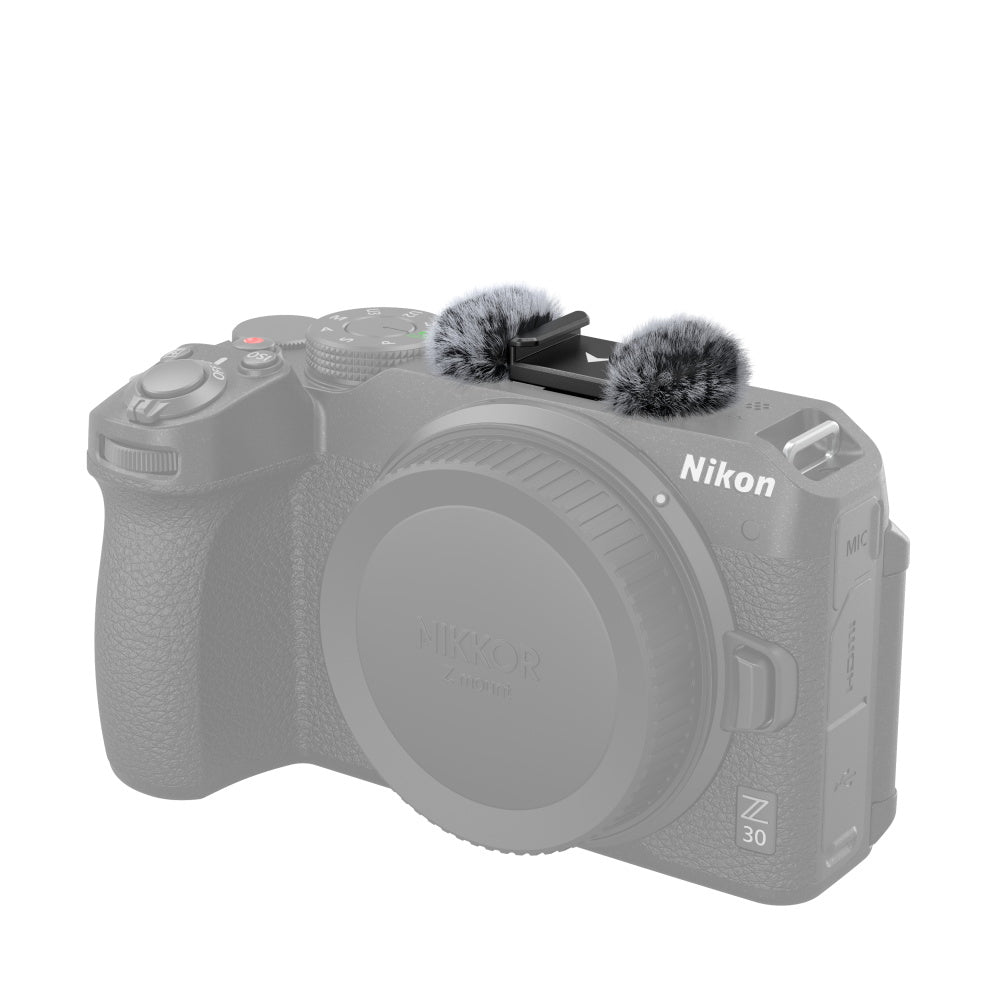 SmallRig 3859 – Windschutz mit Adapter – für Nikon Z 30, Schwarz