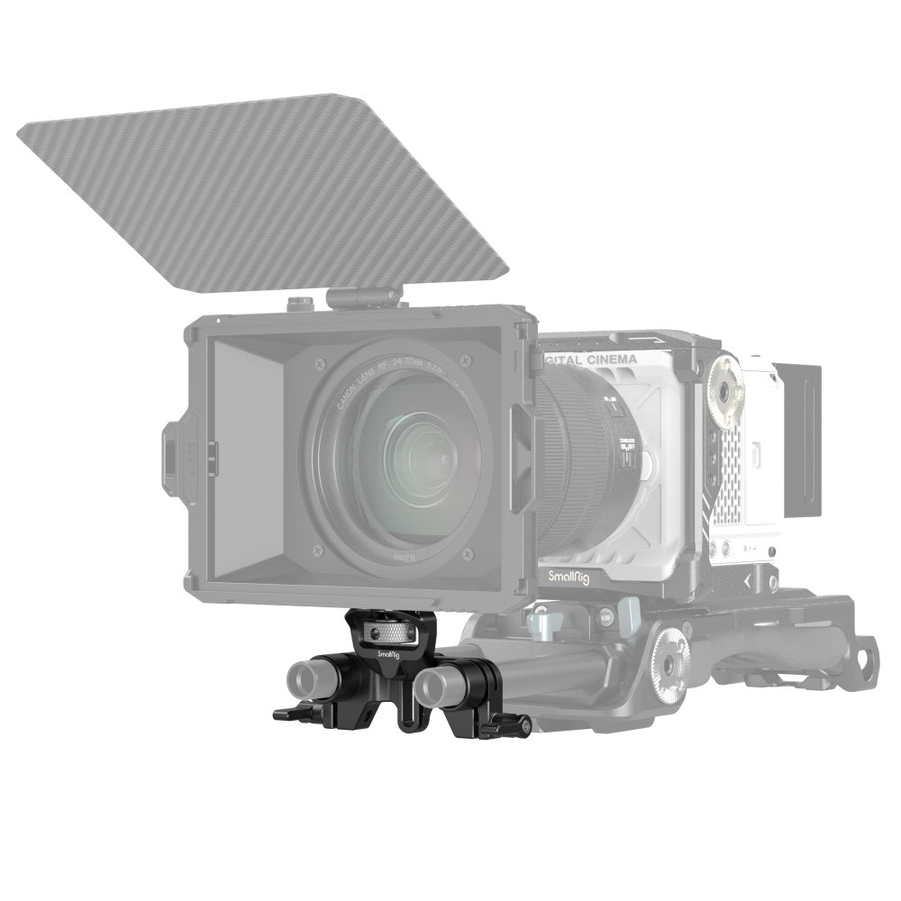 SmallRig 3652 Montageklemme – für Φ52–Φ95 mm, duale Φ15 mm Stangen, Star-Trail/Revo-Arcane u. a. – Schwarz