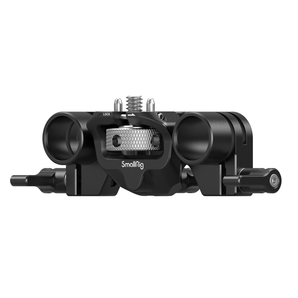 SmallRig 3652 Montageklemme – für Φ52–Φ95 mm, duale Φ15 mm Stangen, Star-Trail/Revo-Arcane u. a. – Schwarz