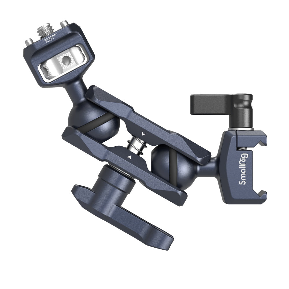 SmallRig Magic Arm Montagearm mit Doppel-Kugelköpfen – 6 kg Traglast – Aluminium, Grau