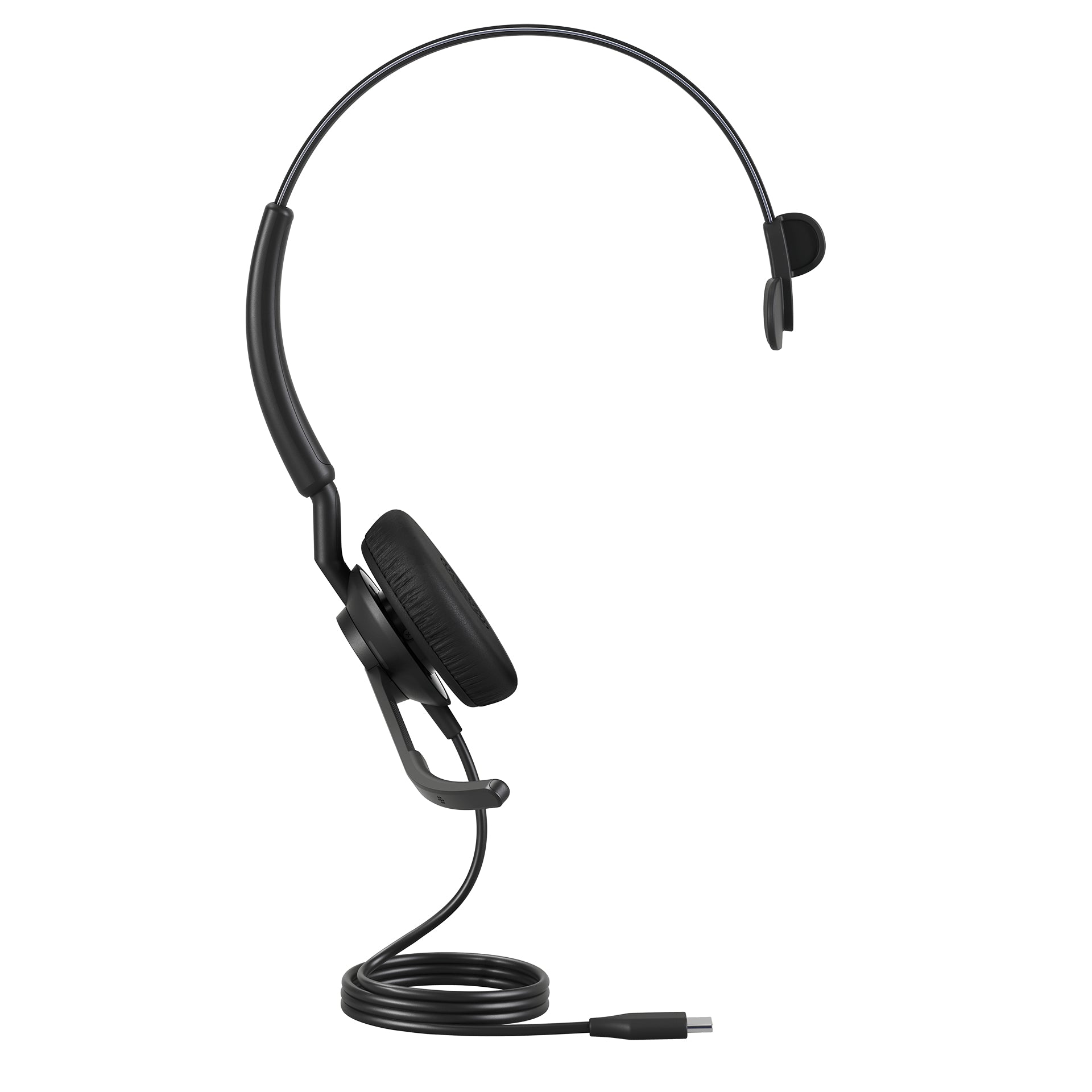 Jabra Engage 50 II Office-Headset – On-Ear, Mono, Kabel (USB-C), UC-optimiert, Schwarz