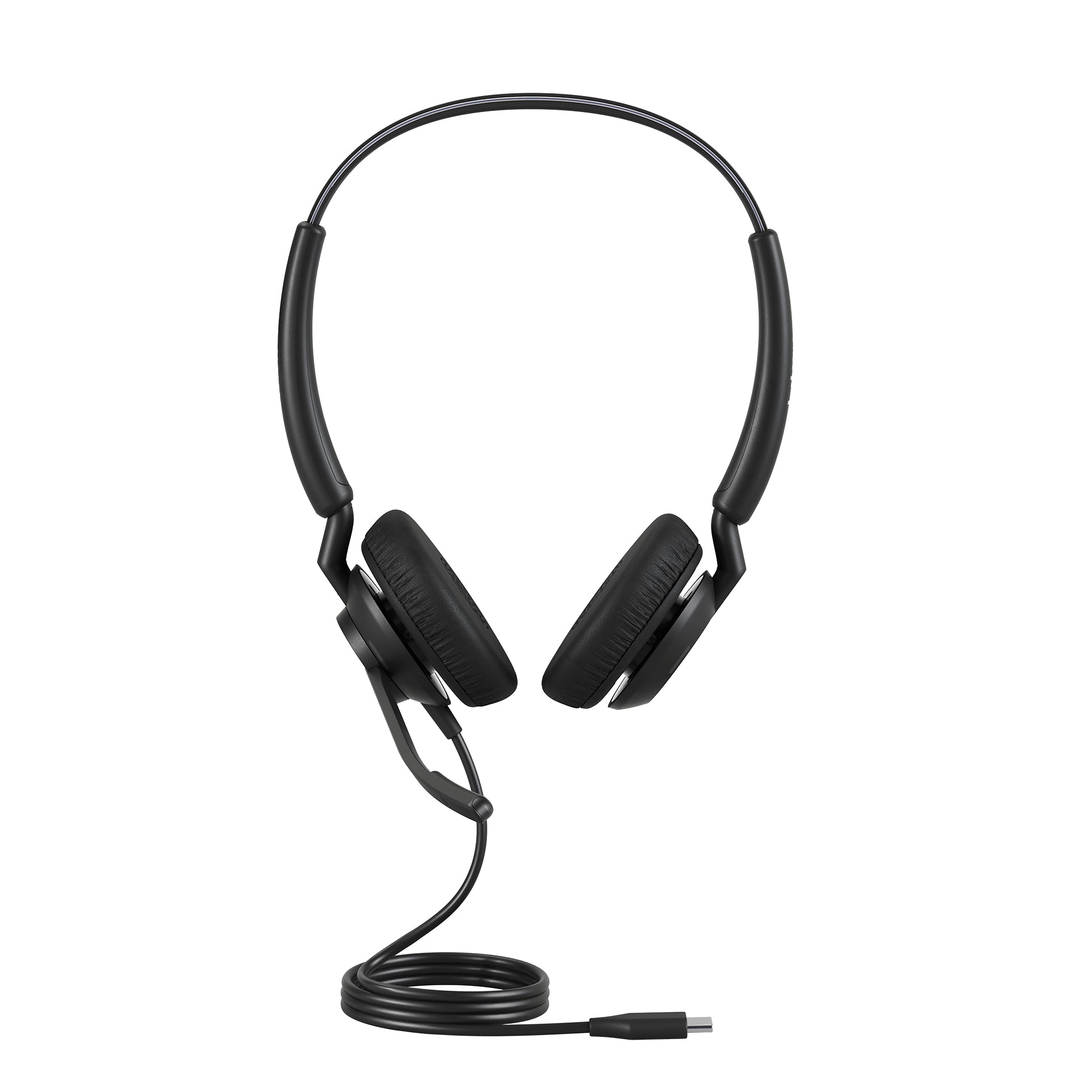 Jabra Engage 40 Office-Headset – On-Ear, Stereo, Kabel (USB-C), UC-optimiert, Schwarz