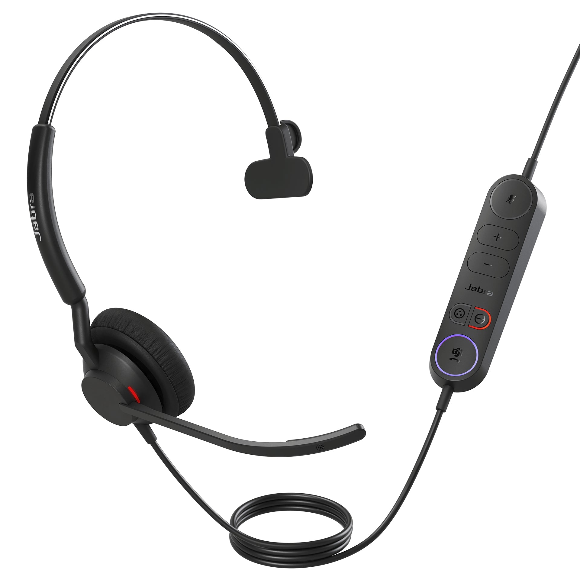 Jabra Engage 40 Inline Link Mono – Mono Headset – USB‑C – für Microsoft Teams