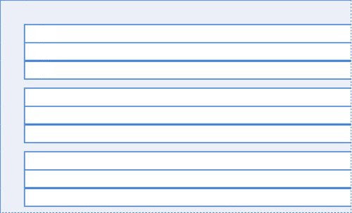 Ingold-biwa Heft Basisline A4, liniert (3 Gassen, 6/6/6 mm), 90 g/m² – weiss, 25er-Pack