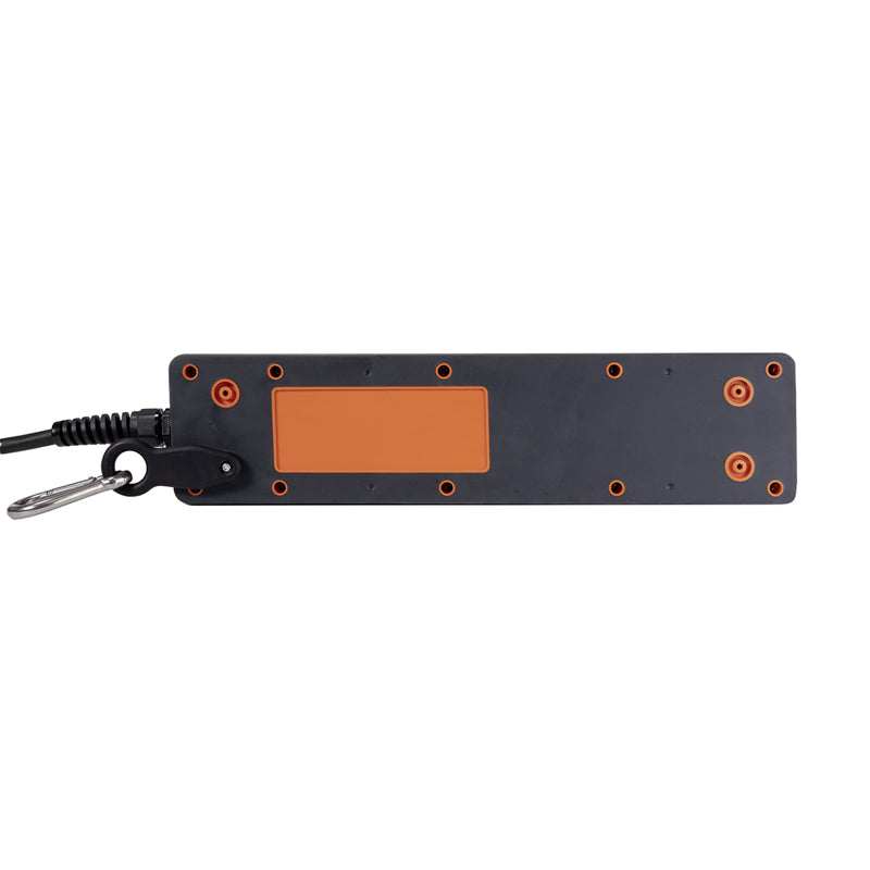 Steffen IP55 Professional Steckdosenleiste, 6×T15, 5 m, IP55, Eingang T15, Klappdeckel – Schwarz