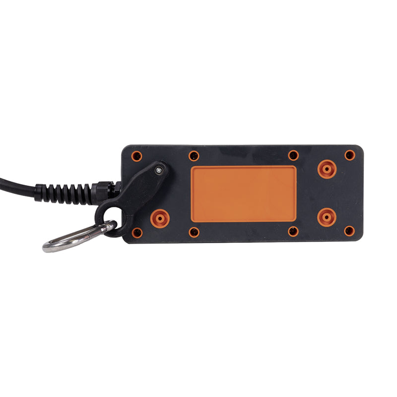 Steffen IP55 Professional Steckdosenleiste, 3×T23, ohne Schalter, 3 m, Klappdeckel – Anthrazit/Blau