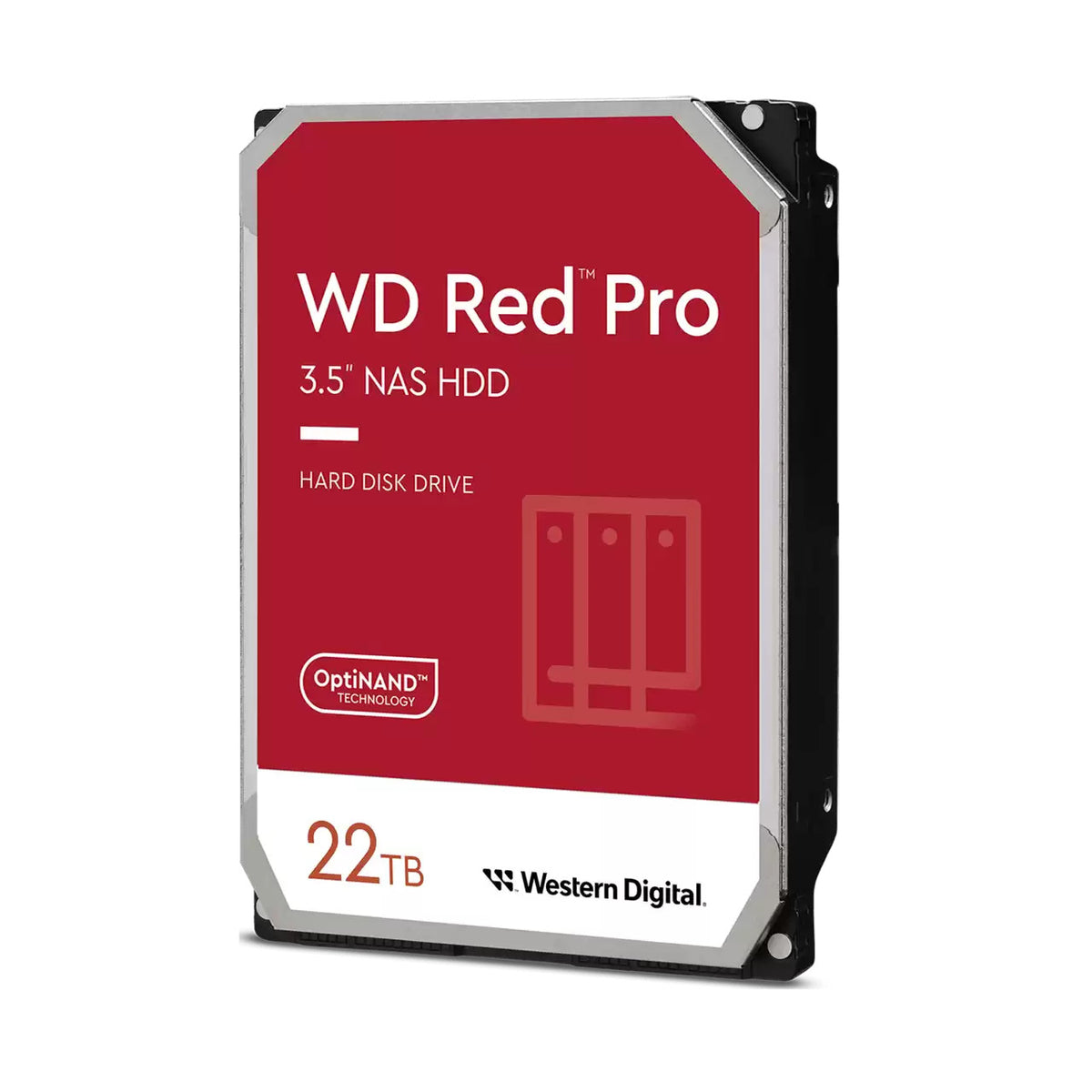 Western Digital Red Pro 22 TB – 3,5" HDD, 7200 U/min, 512 MB Cache, SATA III, für NAS