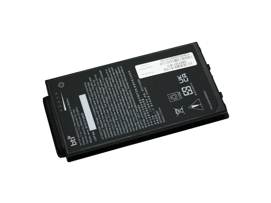 BTI Notebook-Akku – für Getac F110 – 30,1 Wh, 11,4 V (3 Zellen) – Schwarz
