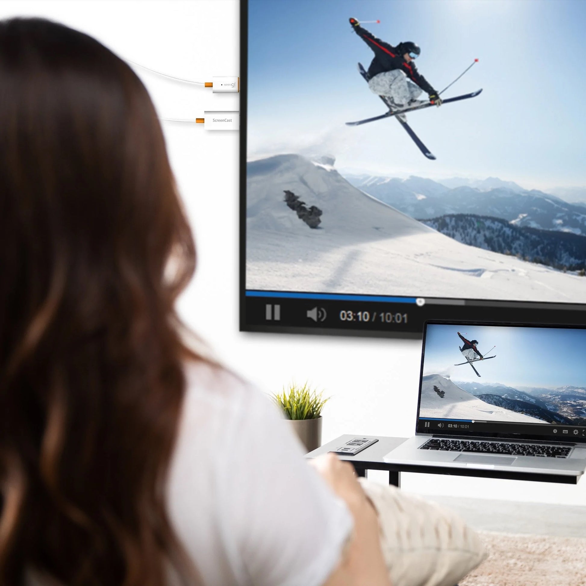 j5create JVAW56-N – Wireless-Display-Adapter – 1080p, USB Typ-A – für Windows, Mac