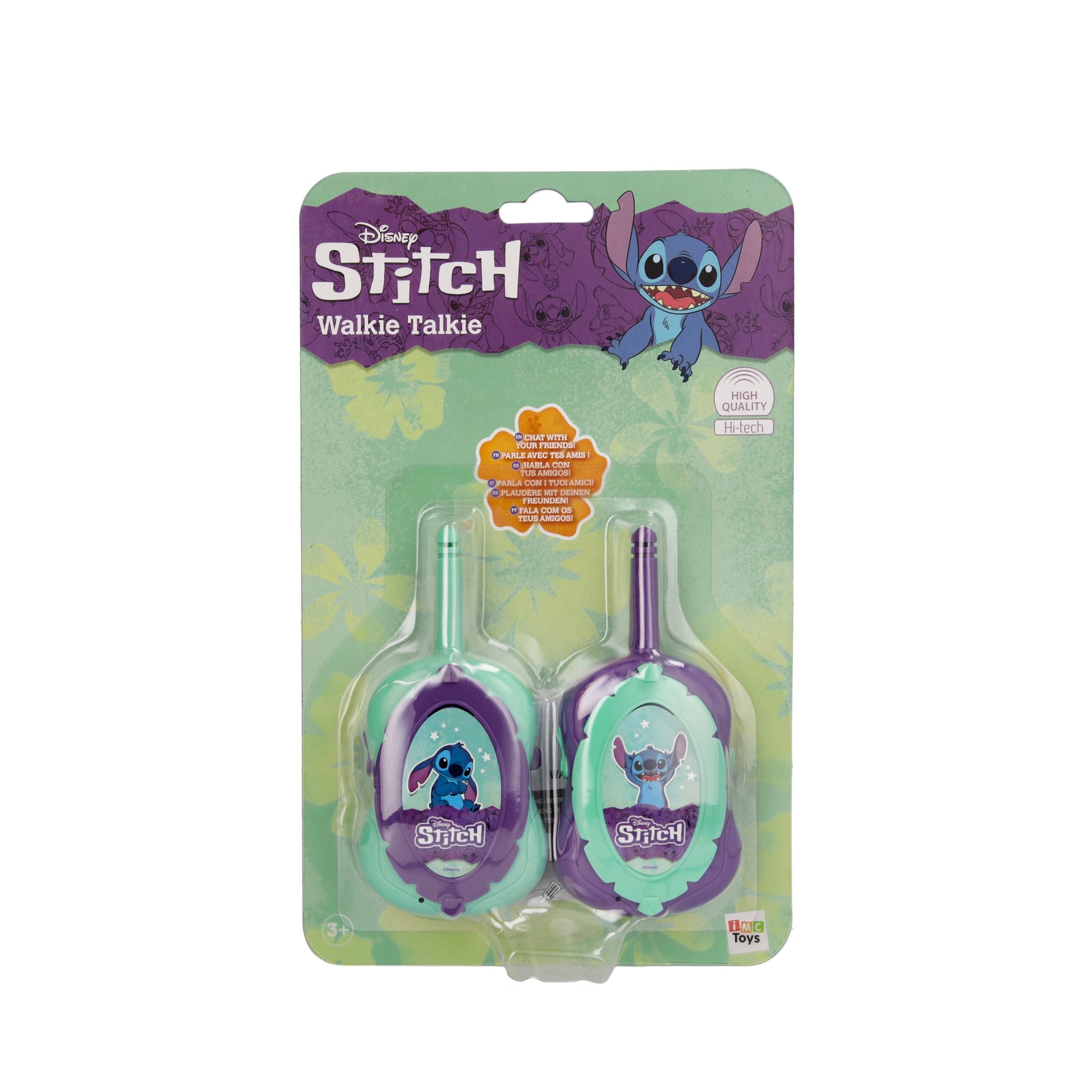 IMC Toys Stitch – Funkgerät (Walkie-Talkie), ab 3 Jahren, 6× AAA, Violett/Mint