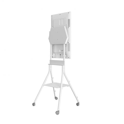 Hagor HA ST ONE:QUICK 8232 – Standfuss, bis 55", VESA 400 × 400 mm, 35 kg, Drehen, weiss
