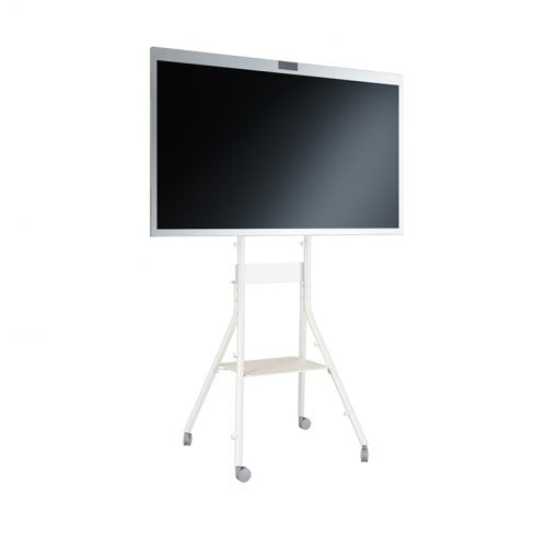 Hagor HA ST ONE:QUICK 8232 – Standfuss, bis 55", VESA 400 × 400 mm, 35 kg, Drehen, weiss
