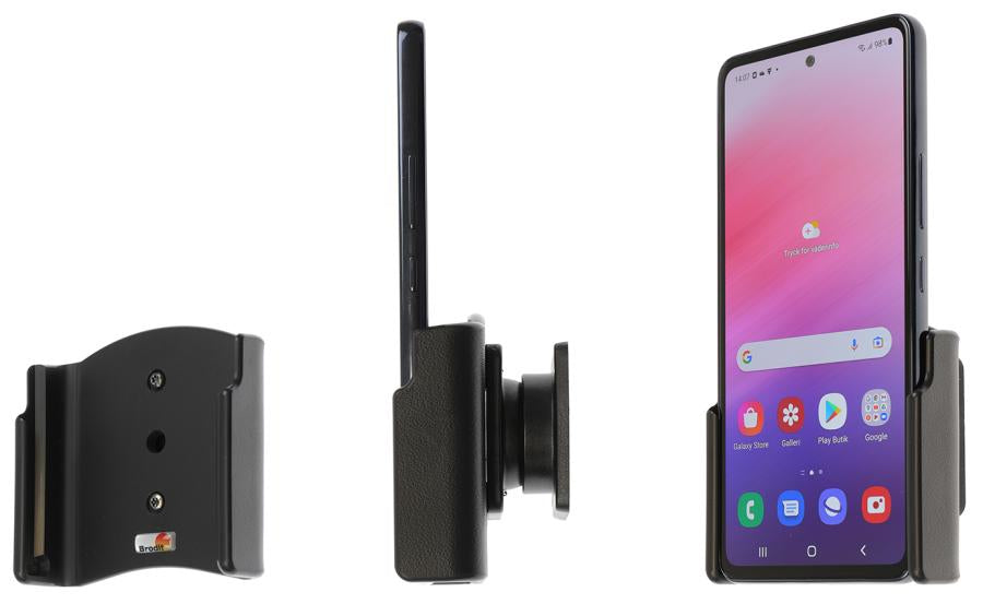 Brodit Auto-Halterung – Schraubbefestigung – für Samsung Galaxy A53 5G (SM-A536B/DS) – Schwarz