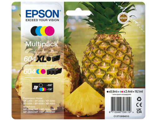 Epson Tintenpatronen-Multipack 604, XL – für 604