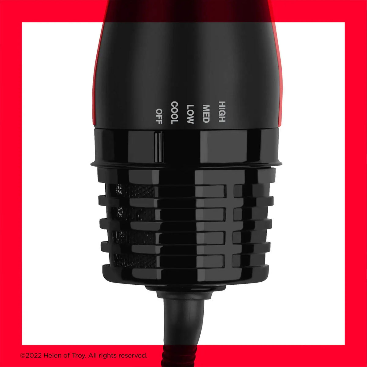 Revlon Heissluftbürste One Step RVDR5298E – Ionenfunktion, Turmalin-Keramikbeschichtung, Cool Shot – schwarz