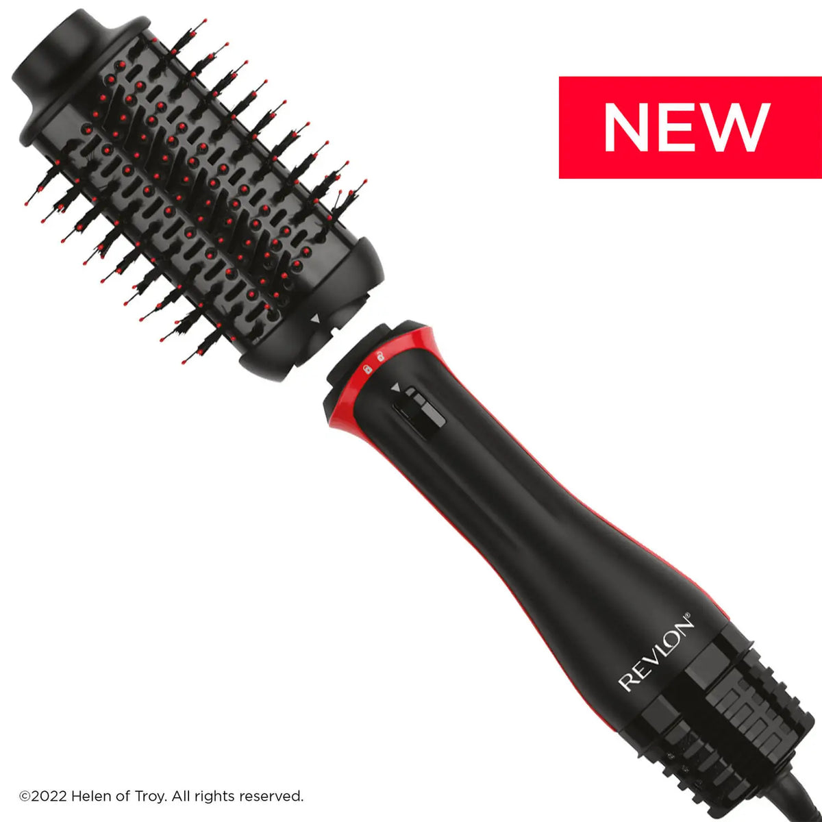Revlon Heissluftbürste One Step RVDR5298E – Ionenfunktion, Turmalin-Keramikbeschichtung, Cool Shot – schwarz