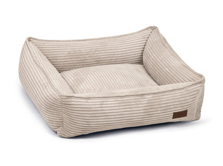 Designed by Lotte Sitzkissen – 65 × 60 × 20 cm, Samt, waschbar bei 30 °C, hellgrau