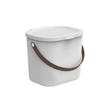 Rotho Albula Aufbewahrungsbox – Kunststoff, weiss, 20 × 20,8 × 23,5 cm