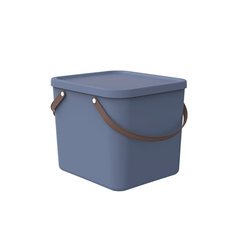 Rotho Aufbewahrungsbox Albula – 40 l, Kunststoff, Horizon Blau, 35,8 × 34 × 40 cm