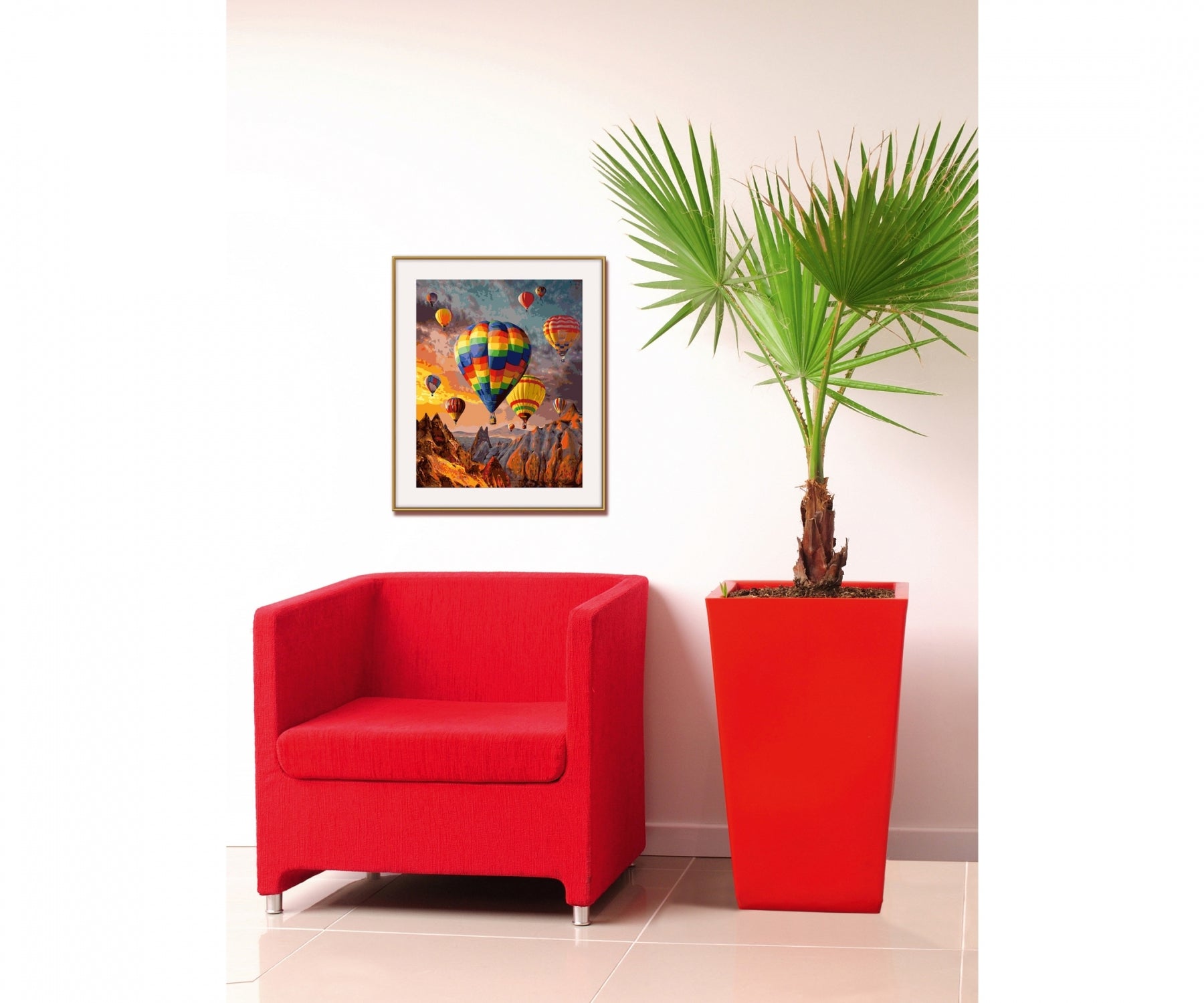 Schipper Malen-nach-Zahlen-Set – Heissluftballons – 40 × 50 cm – ab 14 Jahren