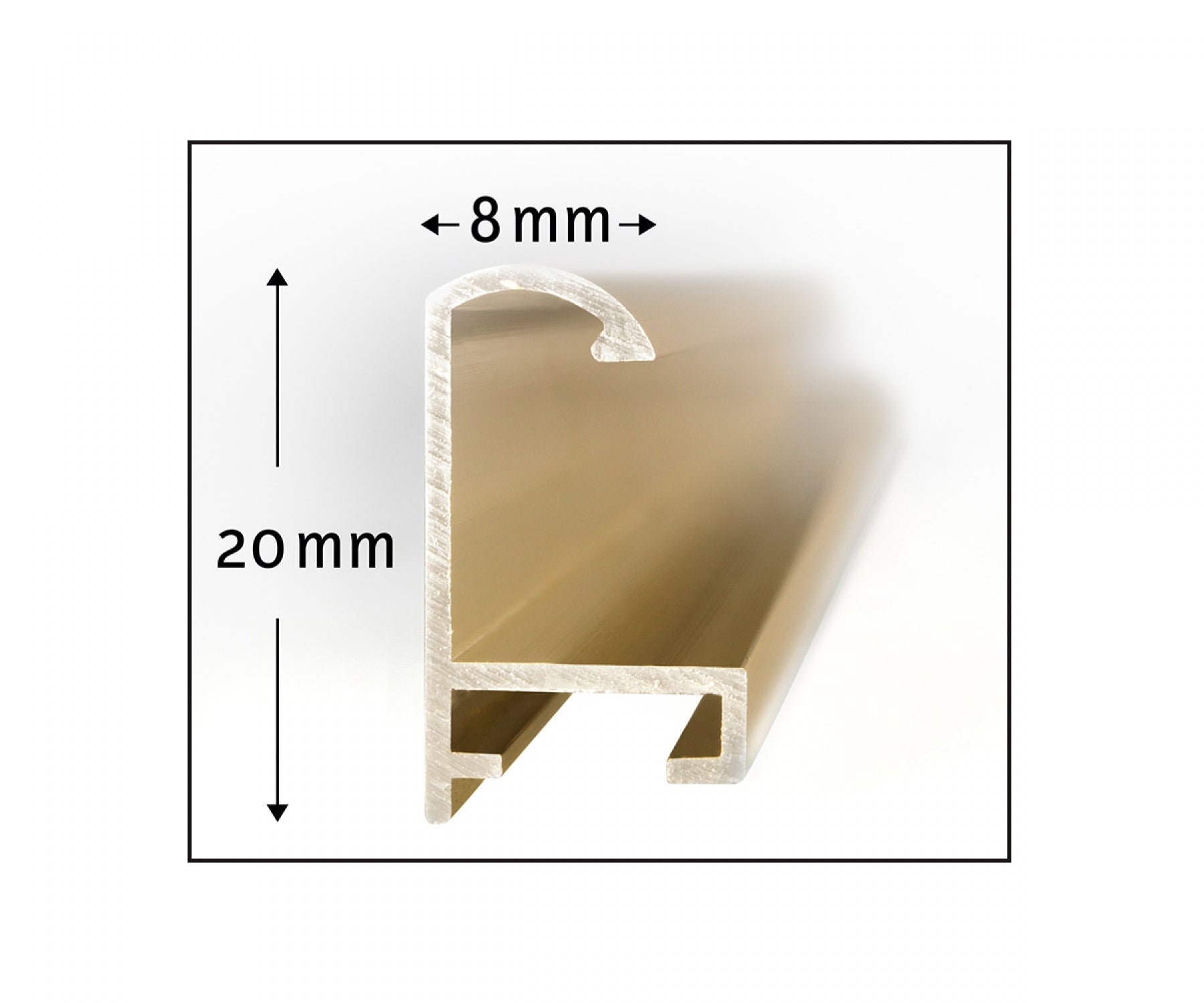 Schipper Alurahmen – für 50 × 40 cm – Aluminium, gold