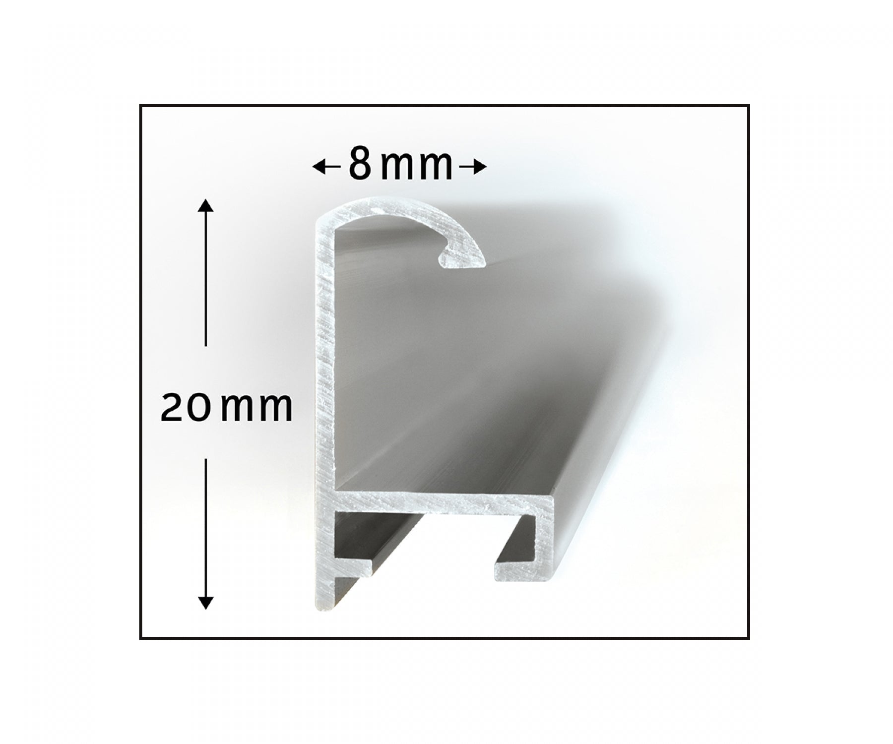 Schipper Quattro Alurahmen – für 18 × 24 cm – Aluminium, silber