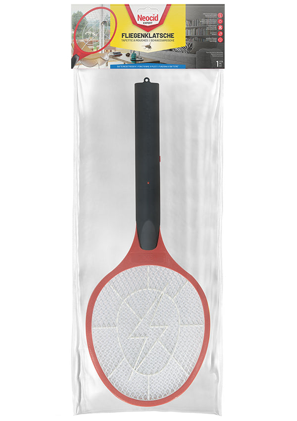 Neocid EXPERT Elektrische Insektenfalle Fliegenklatsche – 21 × 51 cm – Schwarz – Metall, Kunststoff – für Fluginsekten