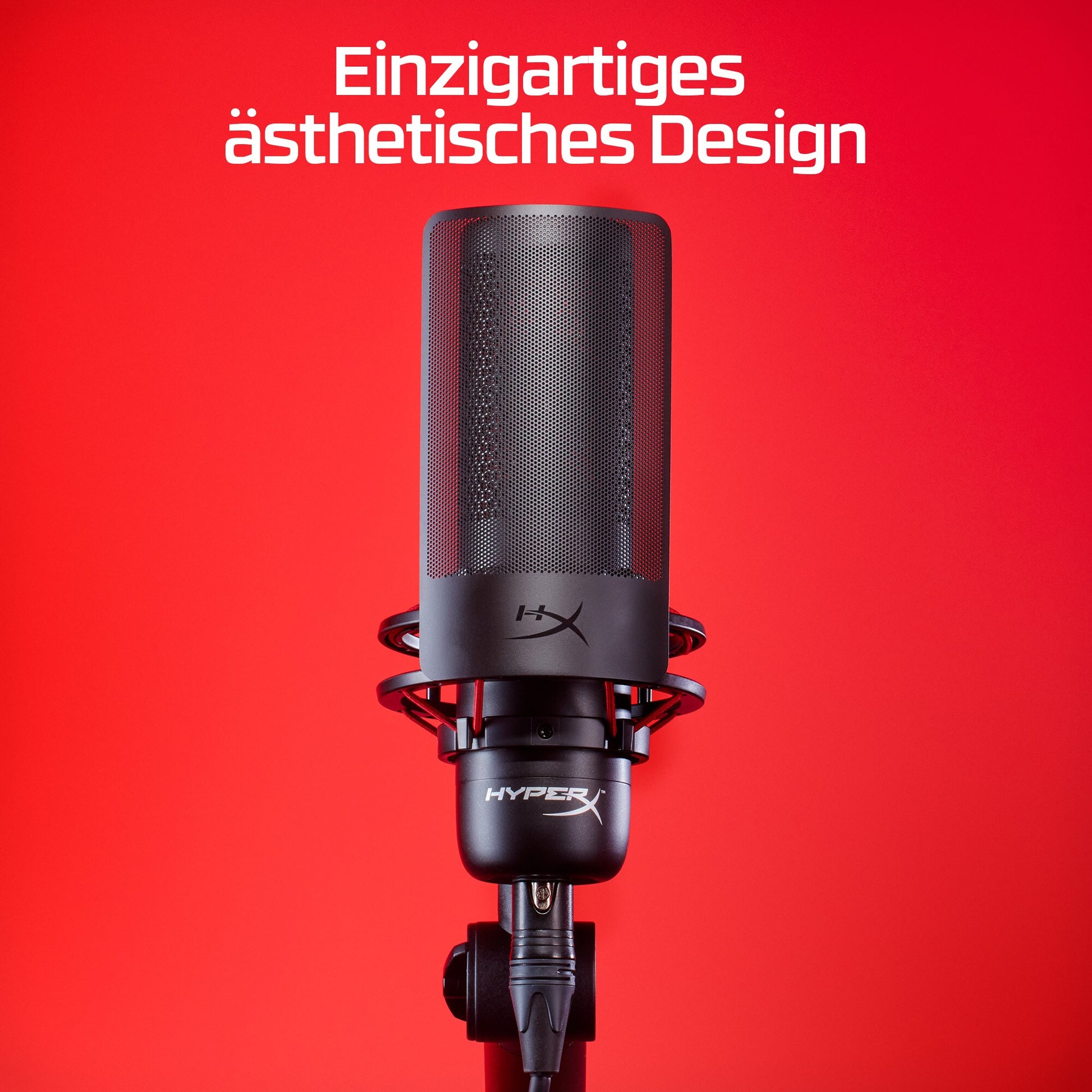 HyperX Procast – Tischmikrofon – XLR, kabelgebunden, 75 dB SNR – Schwarz