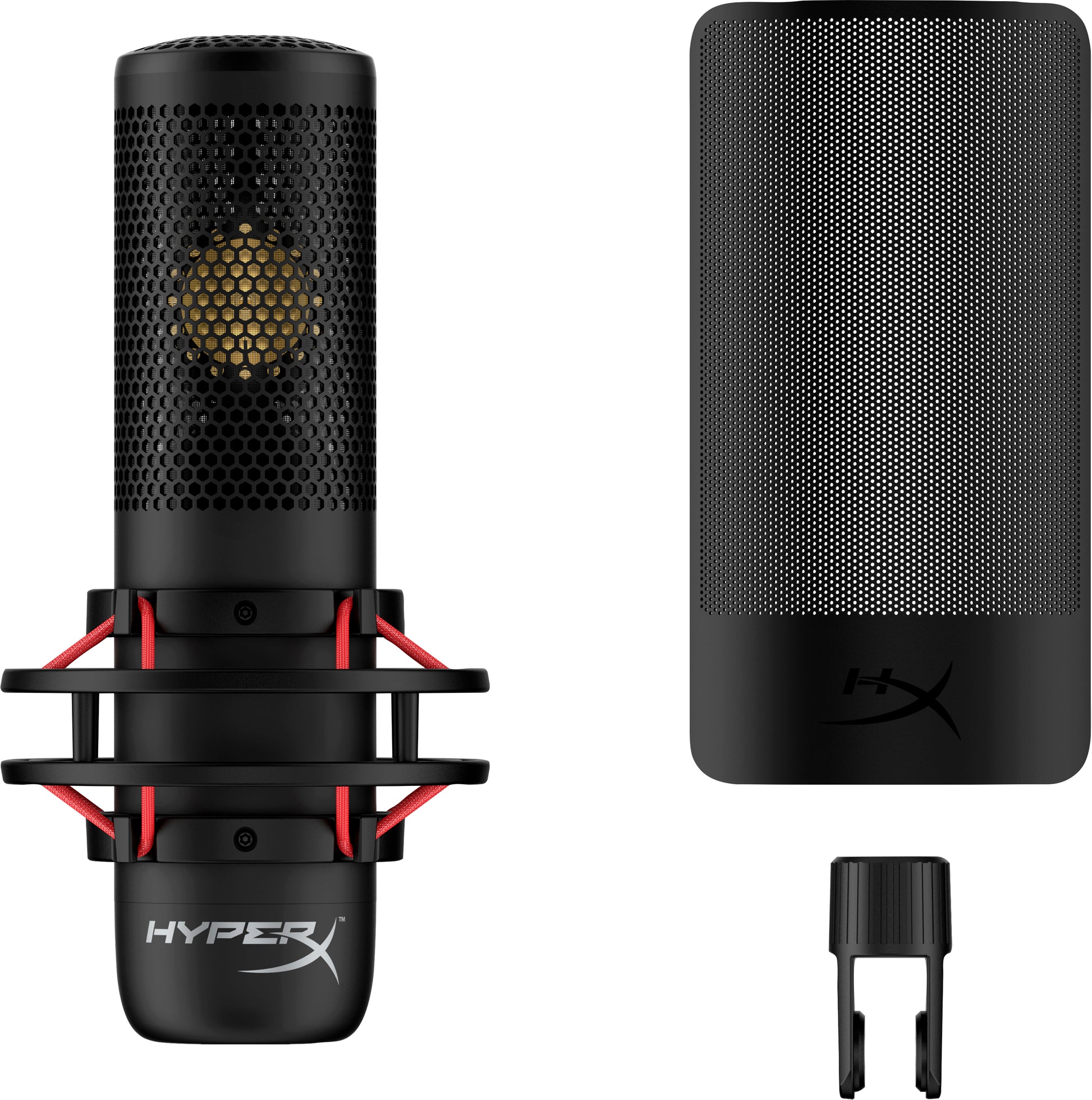 HyperX Procast – Tischmikrofon – XLR, kabelgebunden, 75 dB SNR – Schwarz