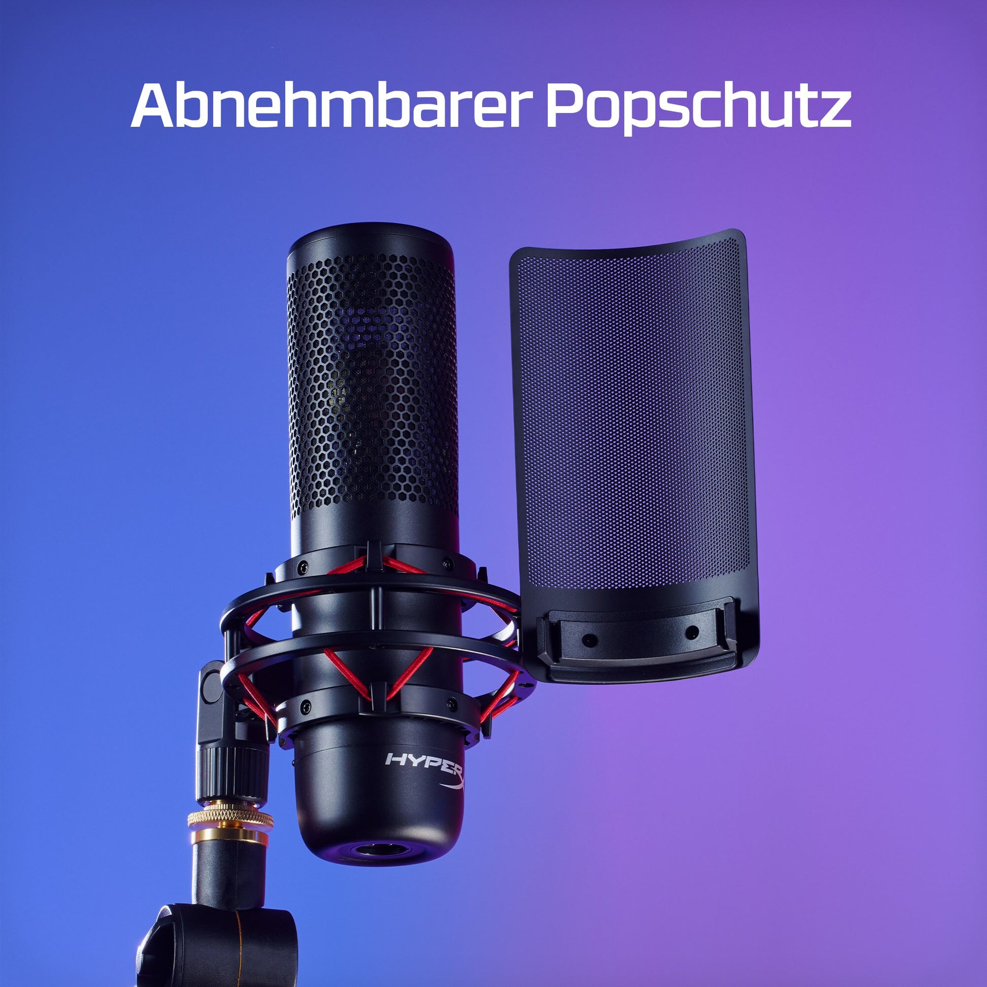 HP HyperX ProCast Studio-Mikrofon – XLR, Kabelgebunden, Schwarz