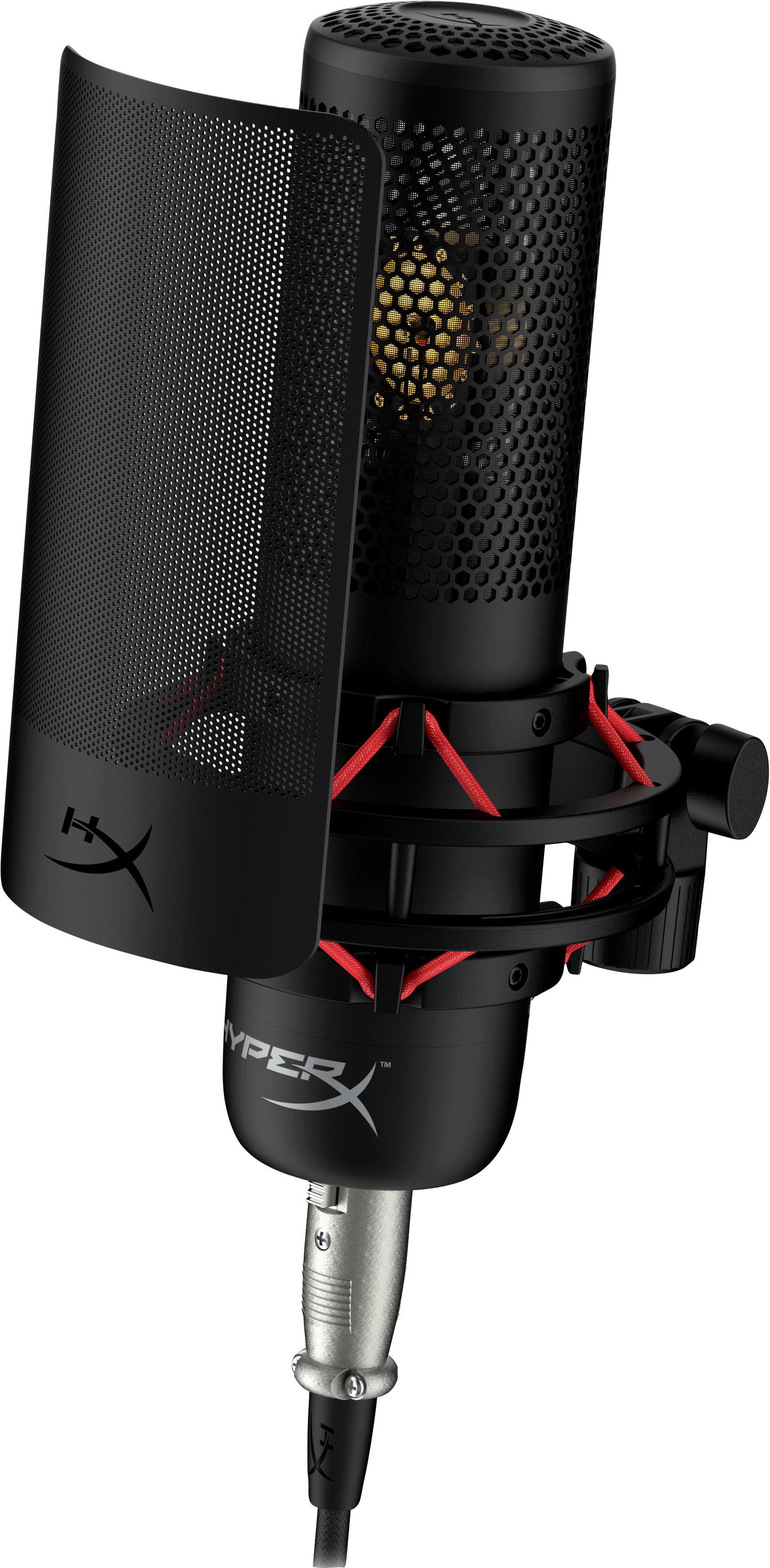 HyperX Procast – Tischmikrofon – XLR, kabelgebunden, 75 dB SNR – Schwarz