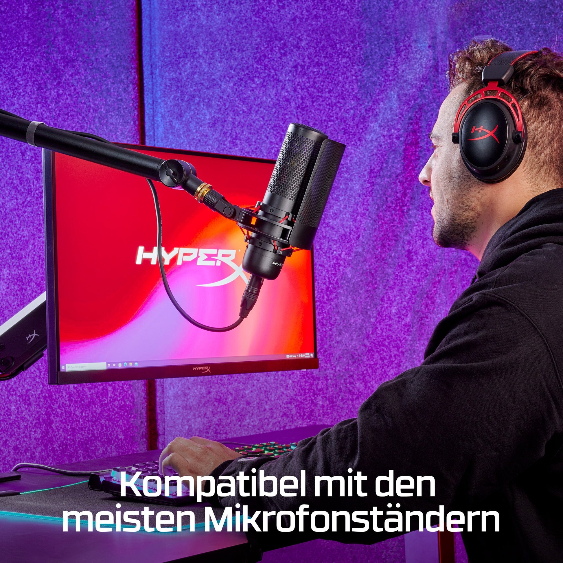 HP HyperX ProCast Studio-Mikrofon – XLR, Kabelgebunden, Schwarz
