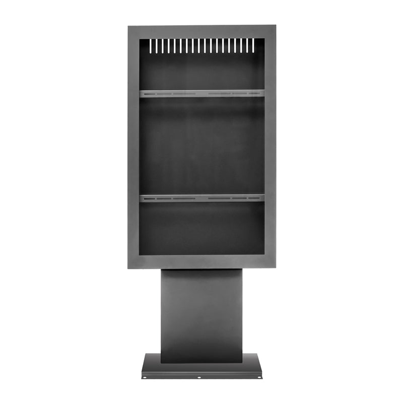 Hagor Bodenständer (ohne Rollen) – 43" – VESA 100×100–800×400, für 43" Displays – vis-it HP bolt-down 43